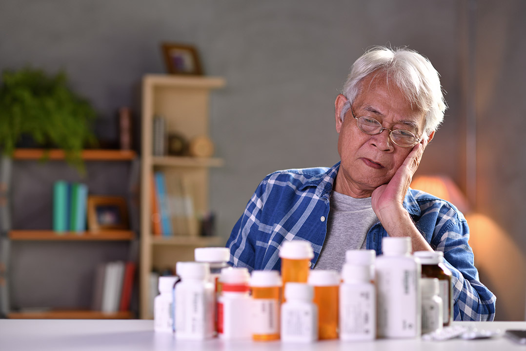 elderly with medication