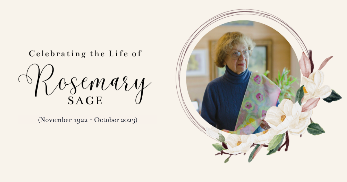 Celebrating the life of Rosemary Sage (1922-2023)