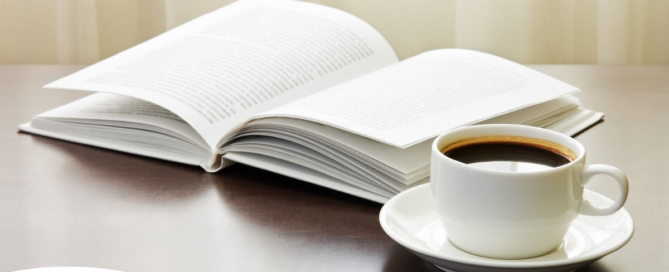 Taking some quiet time for yourself to read a book and have your cup of coffee can help you manage the stress that many caregivers face.