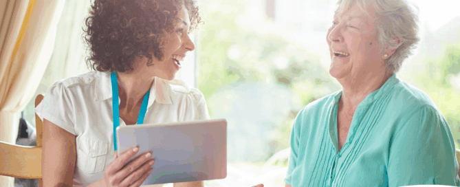 Care managers like this woman can help seniors and their families make the right choices when it comes to caregiving.