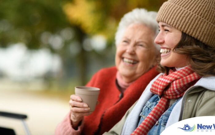 A caregiver enjoys a day of private duty care