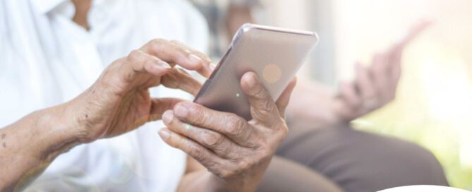 Home care assistance technology in use.