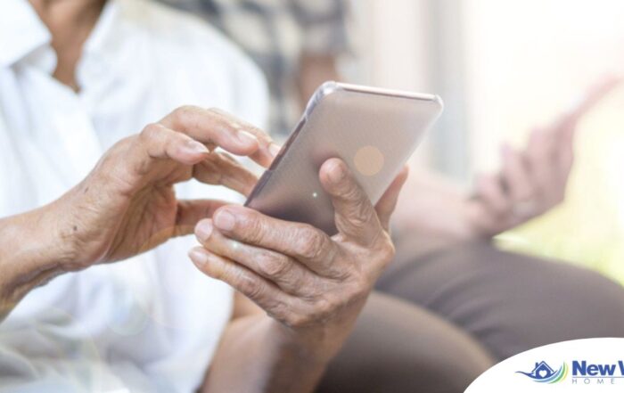 Home care assistance technology in use.
