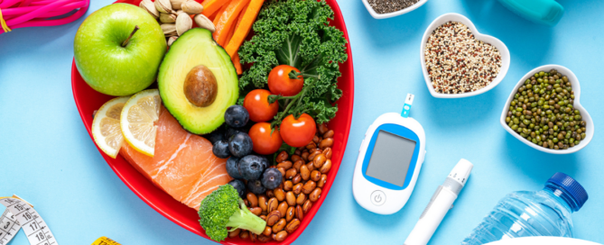 Caregiver’s managing blood sugar as part of senior home care services