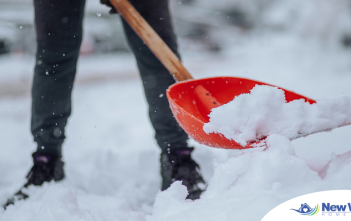 Elderly Home Care Tips include preventing snow and ice buildup