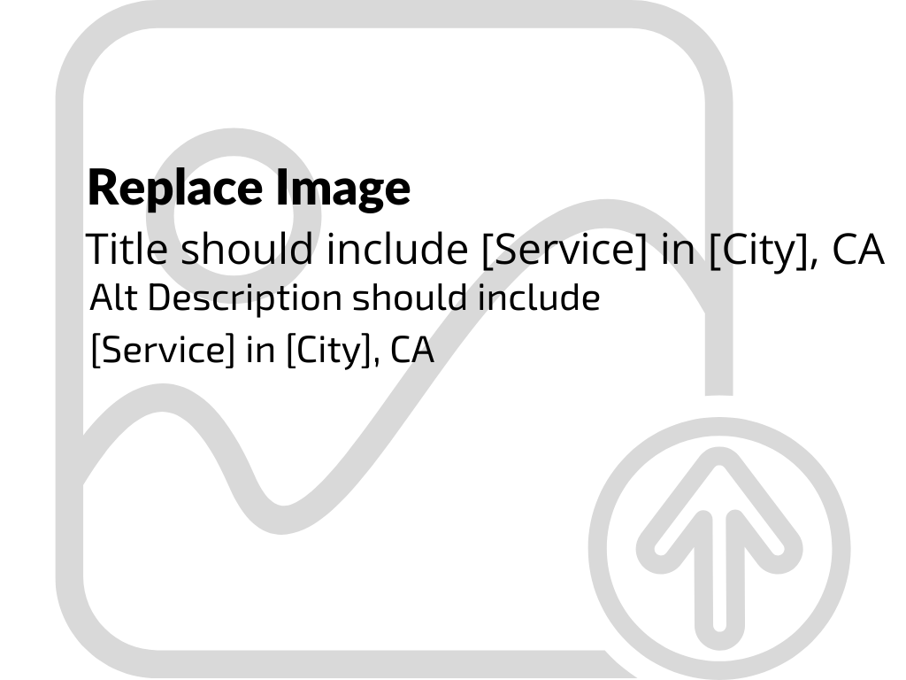 Describe the image and include [Service] in [City], CA