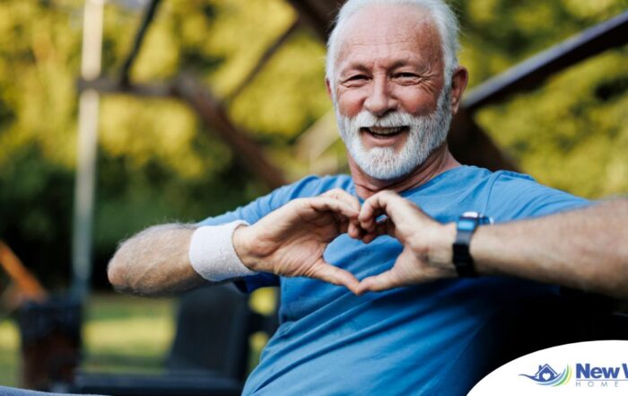 A senior stays active during men’s health month benefitting from senior health at home.