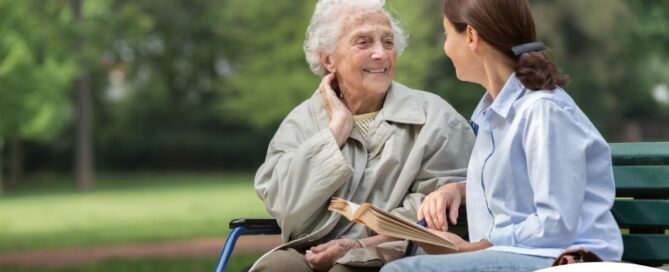 A companion caregiver fights depression in seniors through home care