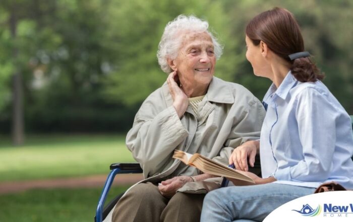 A companion caregiver fights depression in seniors through home care