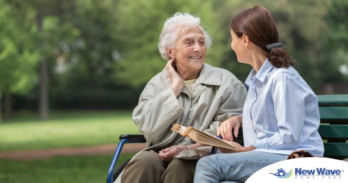 A companion caregiver fights depression in seniors through home care