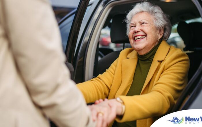 A loved one benefits from senior transportation services.